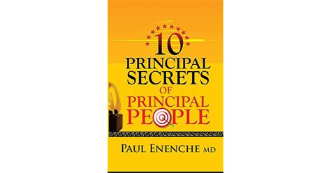 10 Principal Secrets Of Principal People