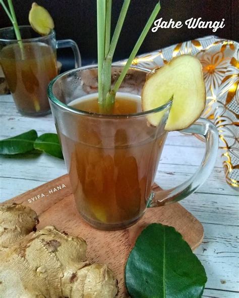 10 Resep minuman berbahan jahe, hangat dan cocok diminum