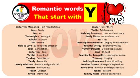 10 Romantic Words That Start With Y And How To Use Them