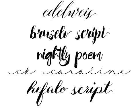 10 Script Fonts You Need to Download Today!