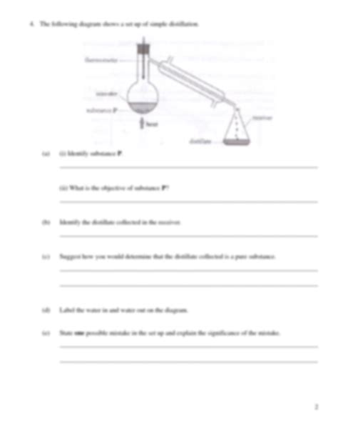 10 Separation Techniques Worksheet