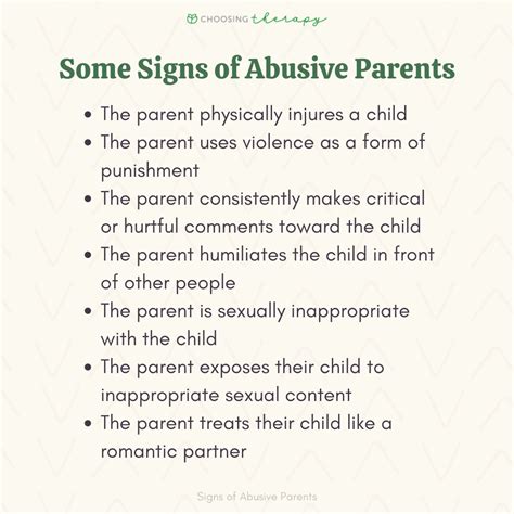 10 Signs You Had An Abusive Parent - The Minds Journal