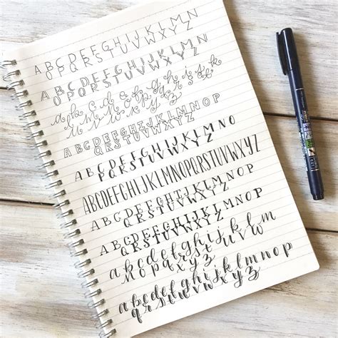 10 Simple HandLettering Styles, Plus a Free Cheat Sheet! Scribbling