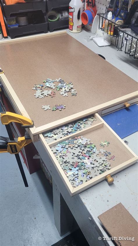 10 Steps to Create a DIY Puzzle Board with Drawers Tutorial Puzzle