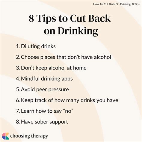 10 Tips to Help You Cut Down on Drinking