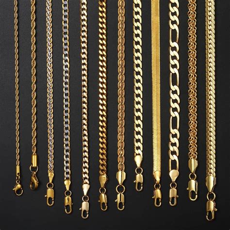 10 Types of Gold Necklace Chain Designs For Men And …