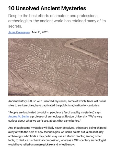 10 Unsolved Ancient Mysteries - HISTORY - wintechmobiles.com