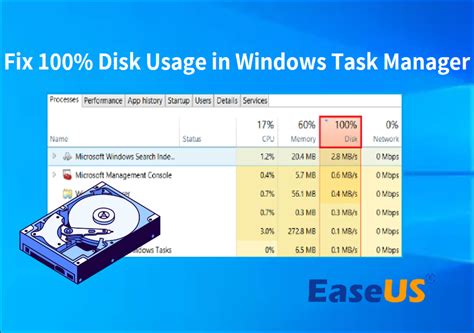 10 Ways to Fix 100% Disk Usage in Windows 10