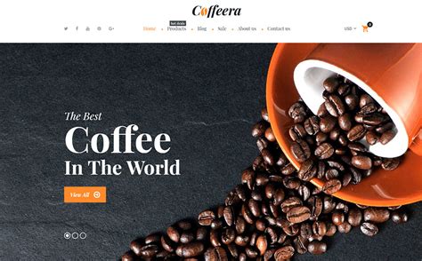 10 Web Templates Designs With Coffee Aroma Bootstrapbay