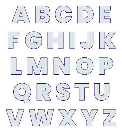 10 best 3 inch alphabet letters printable 6 best images