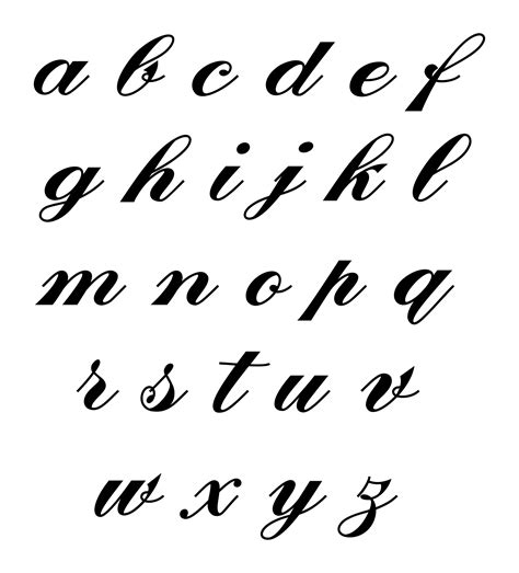 10 best cursive lower case letters printables cursive