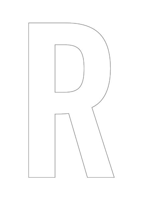 10 Best Letter R Template Printable Pdf For Elementary Letter Writing Templates - Elementary Letter Writing Templates