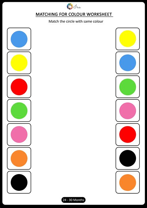 10 Brilliant Color Recognition Worksheets For Preschoolers Activities Matching Colors Worksheet - Matching Colors Worksheet