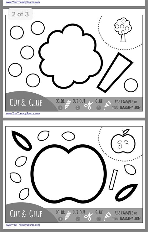 10 Coloring Amp Cutting Activities For Beginner Learners Cut And Color Activities - Cut And Color Activities