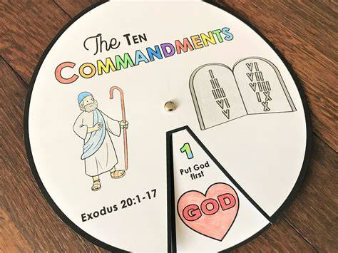 10 commandments video for kids.  They The Ten Commandment preschool Bibl...