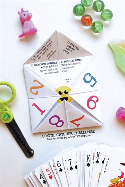 10 Creative Printable Cootie Catchers The Spruce Crafts Cootie Catchers For Math - Cootie Catchers For Math
