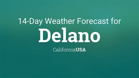 Delano Weather Forecasts. Weather Underground p