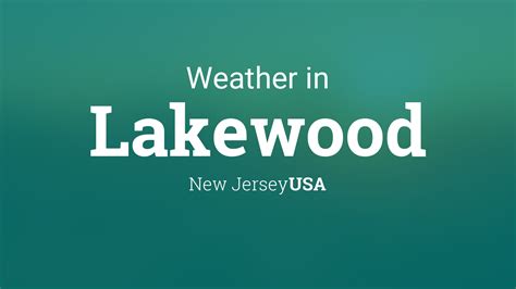 10 day forecast lakewood nj. Be prepared with the most accurate 10-day forecast for Oak Park, MI with highs, lows, chance of precipitation from The Weather Channel and Weather.com 