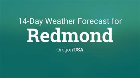 Be prepared with the most accurate 10-day forecast for Redmond, OR, United States with highs, lows, chance of precipitation from The Weather Channel and Weather.com. 