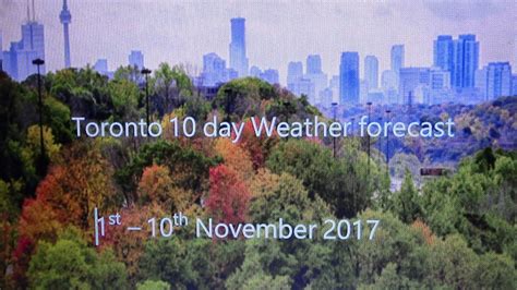 10 day forecast toronto. Things To Know About 10 day forecast toronto. 