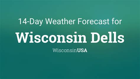 Be prepared with the most accurate 10-day forecast for Wisconsin Dells, WI with highs, lows, chance of precipitation from The Weather Channel and Weather.com. 
