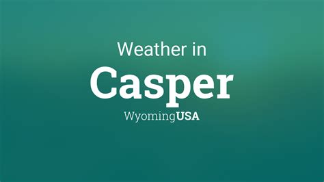 Point Forecast: Casper WY. 42.85°N 106.31°W (Elev. 5151 ft