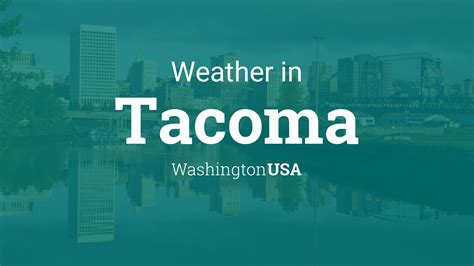 Be prepared with the most accurate 10-day forecast for Tacoma, WA with highs, lows, chance of precipitation from The Weather Channel and Weather.com. 