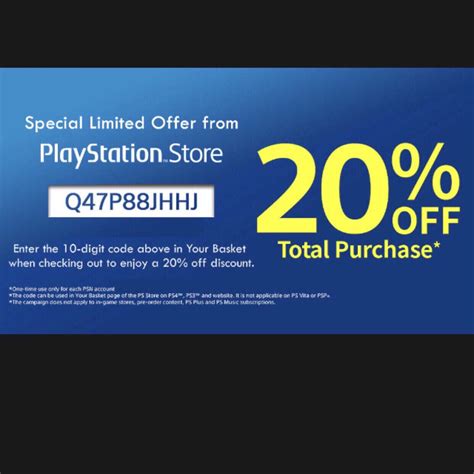 Never miss this chance to obtain 25% off discount with Playstation Store Discount Code India on your next purchase. Use our promo codes and seize the best prices for your products. ... Playstation Store Discount Code 2020. 10 Digit Discount Code Ps4 2020. 10 Digit Discount Code Ps4 2020 India. Psn 20% Discount Code. Playstation Store …. 