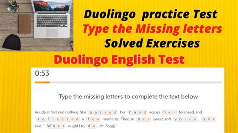 10 Duolingo Missing Letters Exercises Duolingo Read And Fill In The Missing Words Exercises - Fill In The Missing Words Exercises