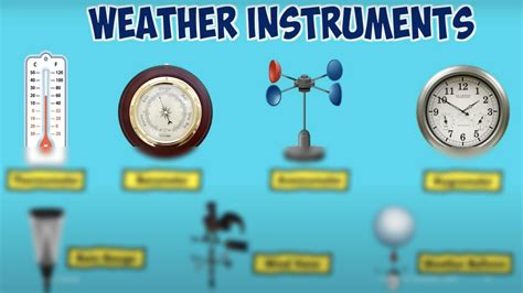 10 elements of weather and their instruments.  Check out this article to explore different ele...