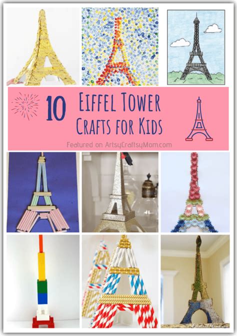 10 Enchanting Eiffel Tower Crafts For Kids Preschool Eiffel Tower Craft - Preschool Eiffel Tower Craft