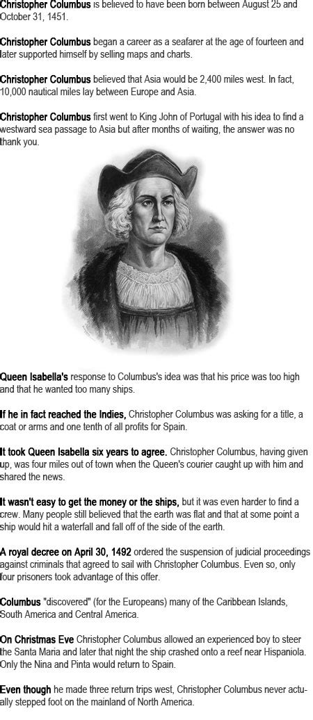 10 facts about christopher columbus for kids video