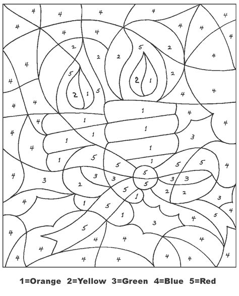 10 Free Christmas Color By Number Worksheets Home Coloring By Number Christmas - Coloring By Number Christmas