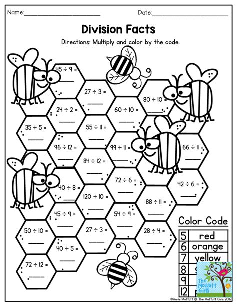 10 Free Division Coloring Worksheets Fun Activities Division Color By Number 5th Grade - Division Color By Number 5th Grade
