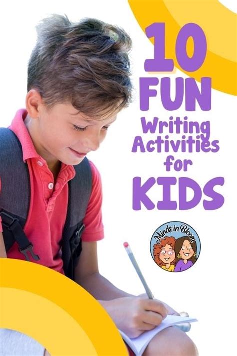 10 Fun Writing Activities For Kids To Improve Writing Activities For Kids - Writing Activities For Kids