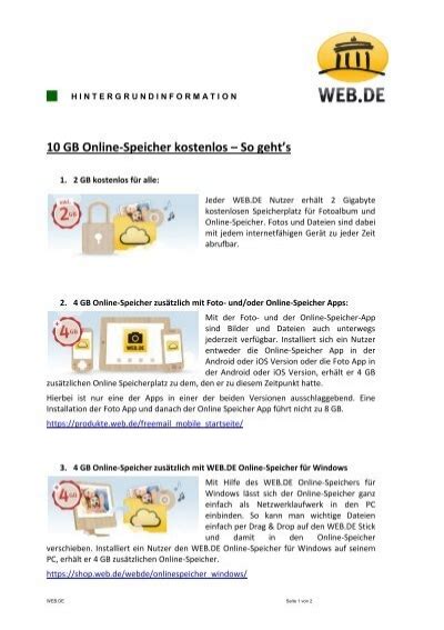 10 gb online speicher