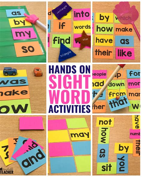 10 Hands On Sight Word Activities That Your Sight Words Chart Ideas - Sight Words Chart Ideas