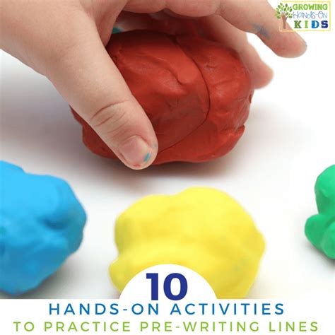 10 Hands On Ways To Practice Pre Writing Basic Writing Strokes For Kindergarten - Basic Writing Strokes For Kindergarten
