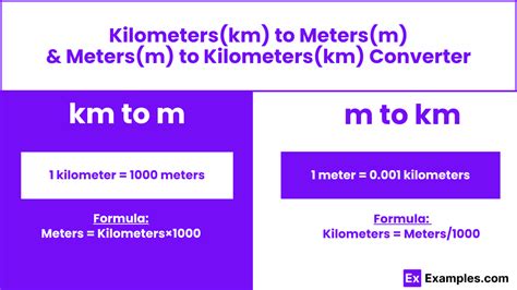 10 Km To M