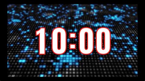 10 minute countdown video