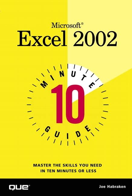 10 minute guide to microsoft excel 2002. - Suzuki gsx 1250 fa manuale di servizio.