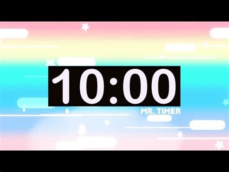 10 minute timer with music. Aesthetic 10 minute timer with relaxing music and a gentle alarm in the end. Use it for rest time, focused study or work sessions. Works great as a classroom... 