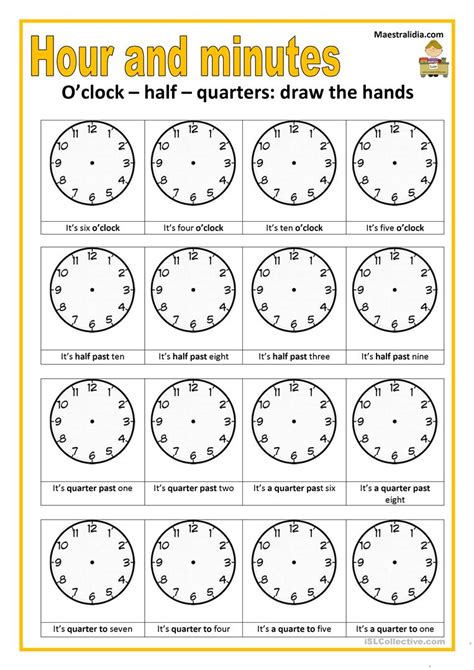 10 Minutes A Day Worksheets Time To The Minute Worksheet - Time To The Minute Worksheet