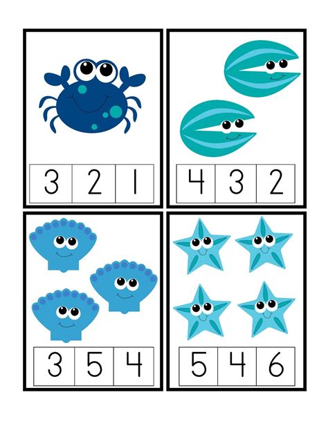 10 Ocean Themed Math Activities For Preschoolers Free Math Ocean Activities - Math Ocean Activities