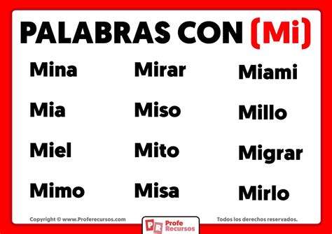 10 Palabras Con Mi