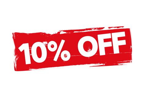 10 percent off. To calculate the final price after the percent off, subtract the savings amount from the initial price. For example, calculate the final price of a $40 item with 15% off – remember this is a $6 savings. 