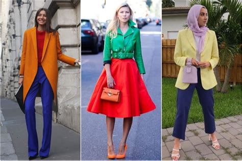 10 Perpaduan Warna Baju Yang Serasi Inspirasi Ootd Warna Baju - Warna Baju