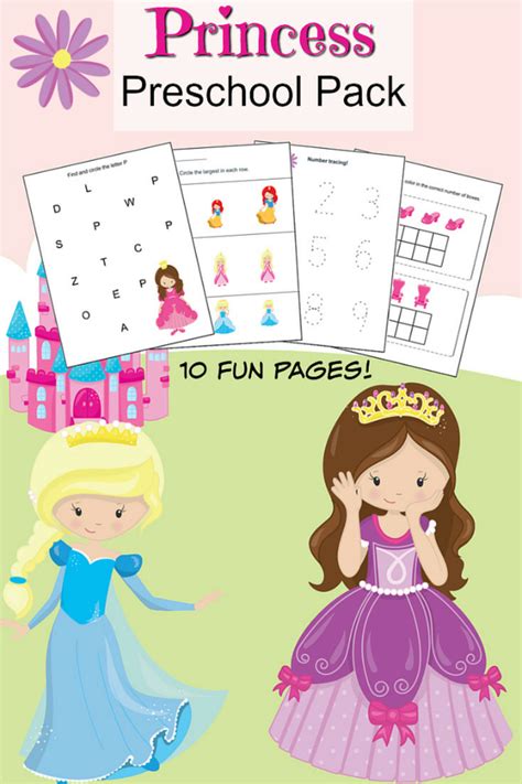 10 Pretty Printable Preschool Princess Worksheets Preschool My Favourite Worksheet - Preschool My Favourite Worksheet