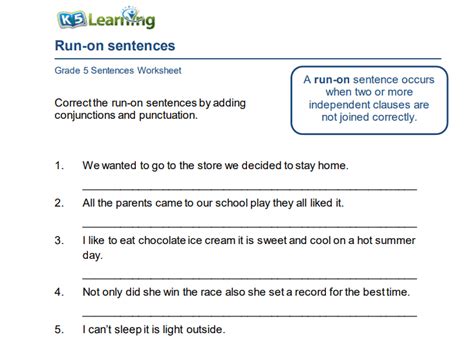 10 Run On Sentence Activities Teaching Expertise Run On Sentence Activities - Run On Sentence Activities