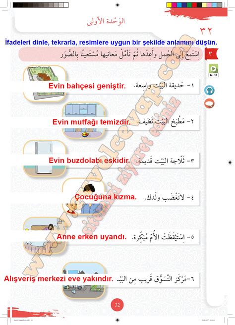 10 sınıf arapça ders kitabı cevapları sayfa 32